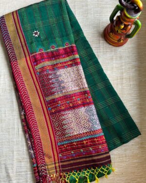 Pure Handloom Mercerized Ilkal Saree