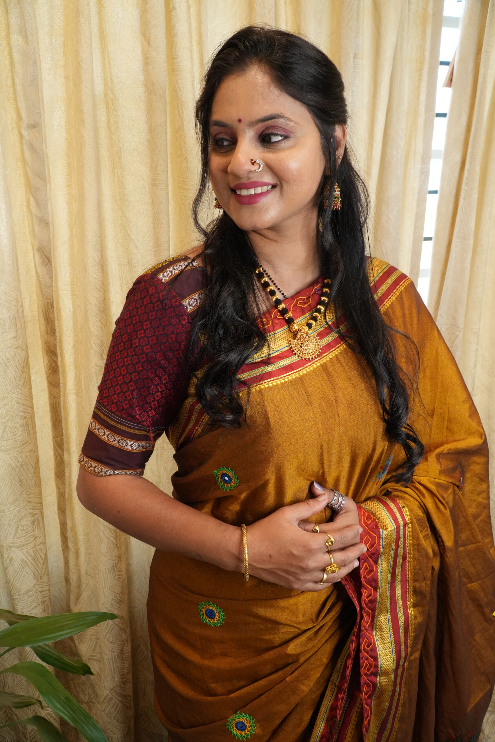 Semi Silk Handloom Lambani Saree