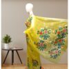 yellow-handpainted-linen-saree-pallu