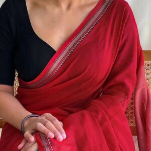 Narayanpeth Cotton Silk Saree with Traditional Border