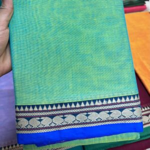 Ragini – Narayan Peth Pure Cotton Saree Mint Green