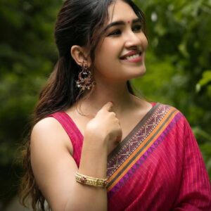 Rani Pink Narayan Peth Pure Cotton Saree