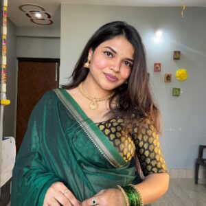 Ashwini – Narayan Peth Pure Cotton Saree Green